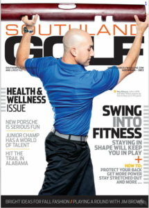 Roy Khoury Fitness Southland Golf magazine cover